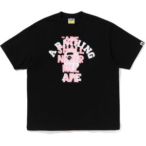 APE SHALL NEVER KILL APE COLLEGE RELAXED FIT TEE MENS