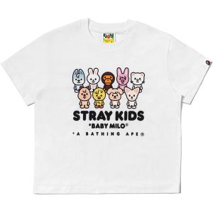 BAPE X STRAYKIDS BABY MILO WITH SKZOO FAMILY RELAXED FIT TEE LADIES